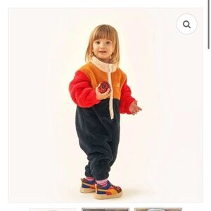 Tiny Cottons Sherpa Fleece Jumpsuit